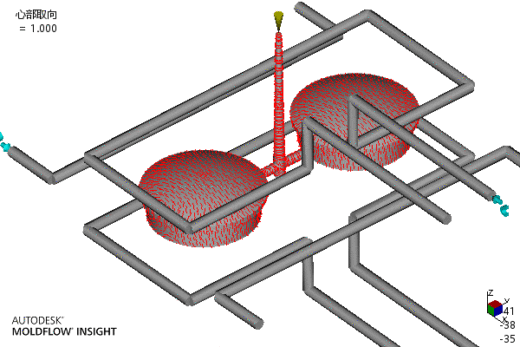 端盖注塑成型工艺及模具设计-含模流缩略图